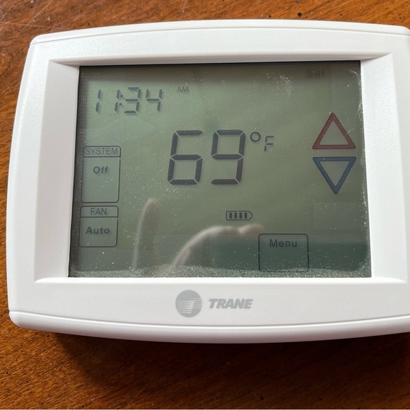 TRANE programmable thermostat-used - Picture 2 of 6